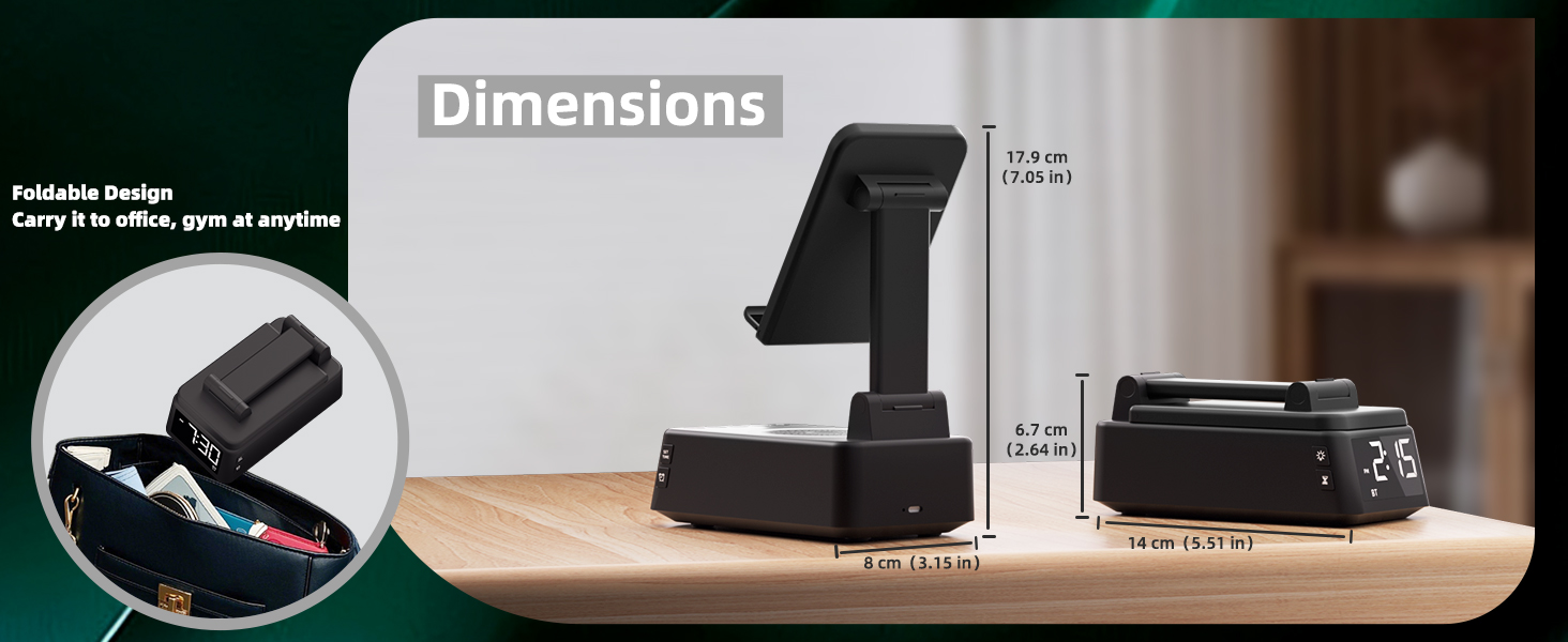 Text reads 'Dimensions'. Technical diagram showing measurement specifications and dimensions of a product against white background.