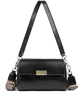 imeetu Genuine Leather Shoulder Bag for Women,Crossbody Bag Purse,Women's Handbags with 2 Detacha...