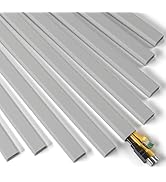 Delamu 142in Grey Cord Hider Cable Hider, Cord Covers for 2-3 Wires on Wall, Premium Wire Hiders ...