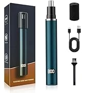 VNTGSHAVER Ear and Nose Hair Trimmer Clipper, LED Display Professional Eyebrow &amp; Facial Hair Trim...