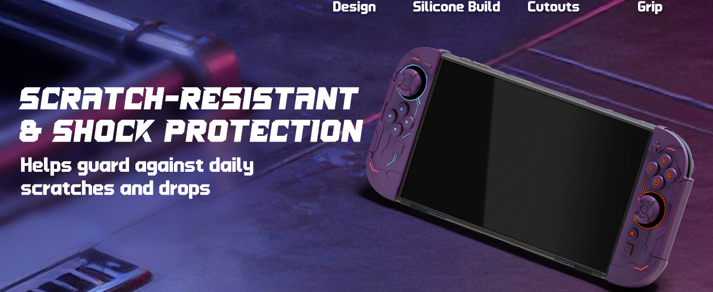 PlayVital Protective Case for Nintendo Switch 2, Stellar Mecha Ergonomic Cover