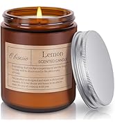 Obisesio Lemon Scented Candle, Bath and Body Works Candles, Aromatherapy Candle, Soy Candles for ...