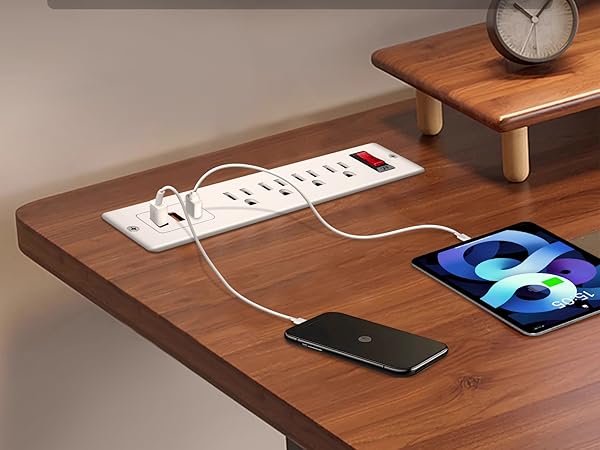 Recessed Power Strip USB C