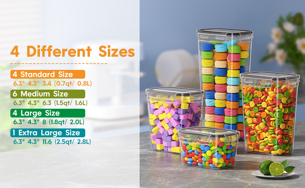 Airtight Food Storage Containers with Lids