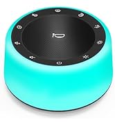 Kipcush Automatic Tibetan Singing Bowl Sound Machine - 11 Authentic Tones, Night Light, Timer &amp; T...