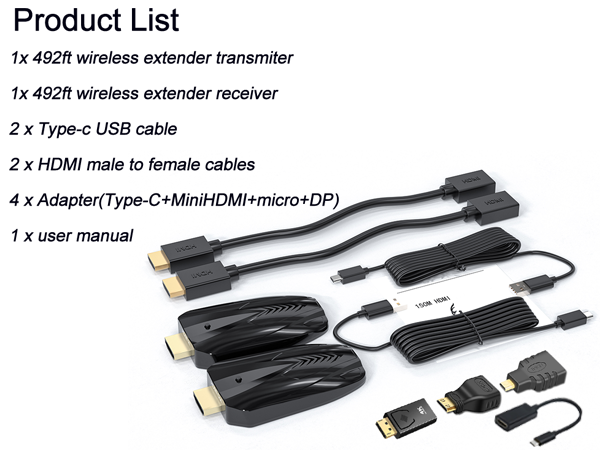 hdmi wireless transmitter and receiver