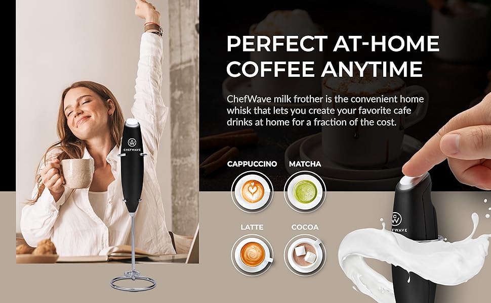 frother handheld hand frother coffee drink whisk blender stirrer mixer electric drink mixer de 