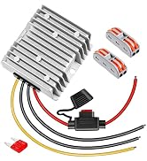 48V to 12V Converter: 120W 10A Step Down Power Supply with Fuse 48V 36V to 12V Converter Voltage ...