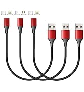 NetDot Magnetic Charging Cable, Gen10 Nylon Braided 2-in-1 Magnetic Phone Charger Compatible with...