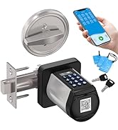 WELOCK Smart Deadbolt for Front Door,Keyless Entry Door Lock,Handle Keypad Lock with WiFi, App Co...
