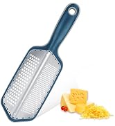 Cheese Graters,Kitchen Stainless Steel Handheld Zester Grater,V-shaped Dual-use Zester Tool,for C...