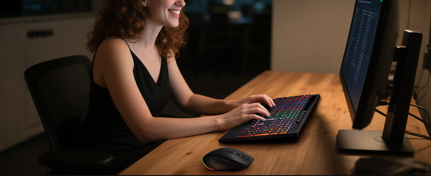 quiet keyboard and mouse wireless