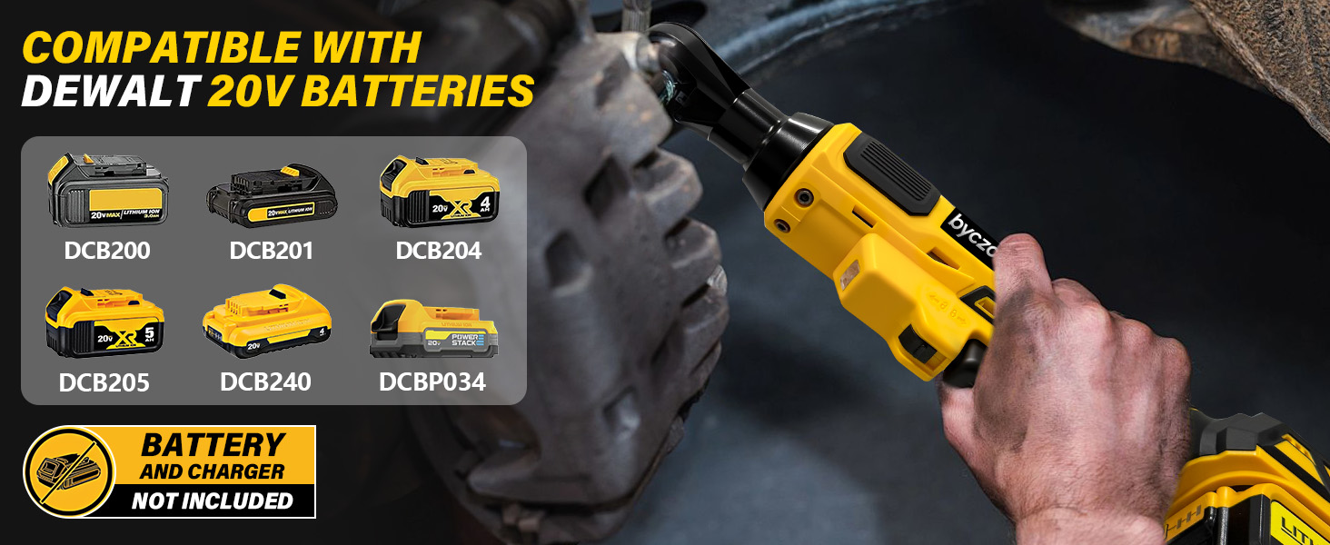 Cordless Electric Ratchet Wrench Kit