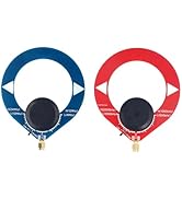 ViaGasaFamido 2Pcs Donut MW SW Small Loop Antenna Set Blue Shortwave SW 4MHz-24MHz Red AM Medium ...