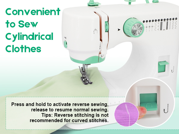 Sewing Machine for Beginners with Foot Pedal, 6 Included Feet, 2 Speeds