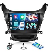 SIXTOP 4G+64G 8 Core Qualcomm Radio for Hyundai Elantra 2014 2015 2016 Android Car Stereo Wireles...