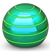 Luminous Desk Spinning Toys for Kids Adults, Metal Full Body Optical Illusion Fidget Spinner Kine...