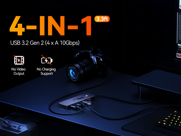 Text reads: '4-IN-1'. Dark product image showing what appears to be computer or electronic device interface against black background.
