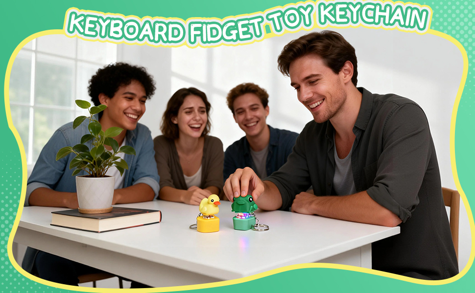 Keyboard Clicker Keychains