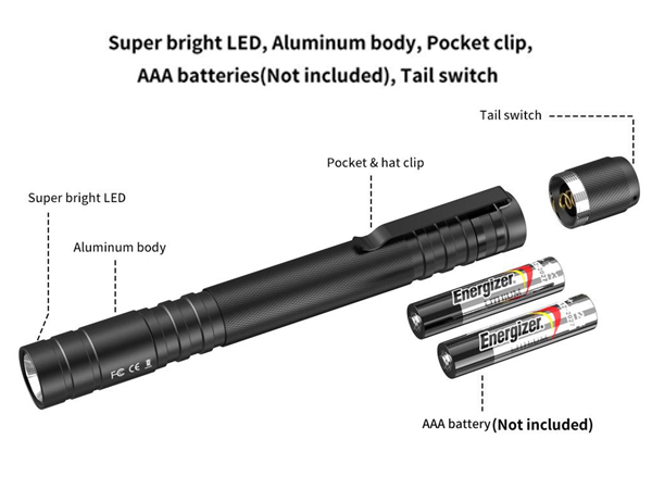 small led flashlight