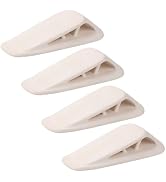 Fursafe&amp;Q Rubber Door Stoppers for Bottom of Door, Door Stop Wedge with Holder, Heavy Duty Doorst...