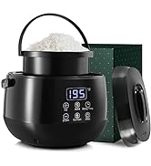 Hearth &amp; Harbor Electric Wax Melter for Candle Making, Small 16oz Candle Wax Melting Pot, Non-Sti...