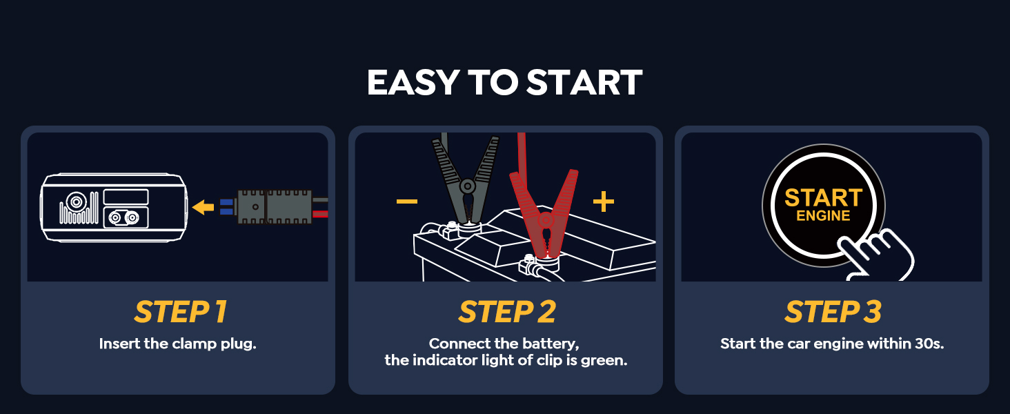 jump box car battery jumper starter portable jump starter jump pack car jumper cables box