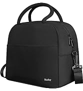 Large Lunch Bag Insulated Lunch Box for Women and Men, Light Durable Tote Bag with Adjustable Sho...