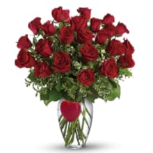 Talking Heart Gift Tag for flowers