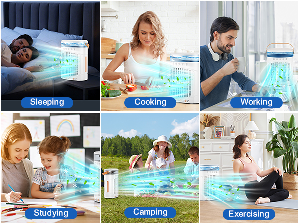 mini aire acondicionado portatil