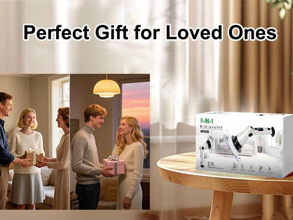 electric shower scrubber for cleaning