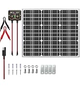 SOLPERK 30W Solar Battery Charger Solar Battery Maintainer + Upgrade 10A MPPT Charge Controller +...