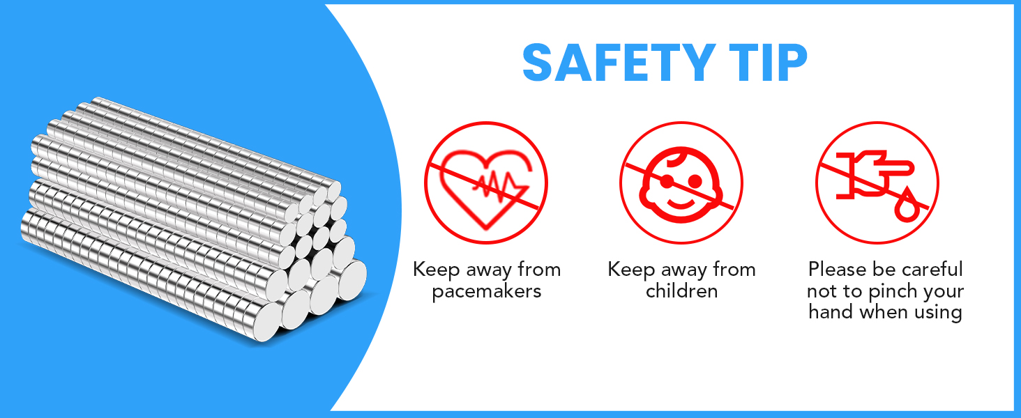 TRYMAG 800Pcs Small Magnets