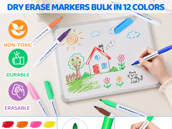 dry erase markers,expo markers,dry erase markers fine tip,whiteboard markers
