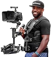DF DIGITALFOTO Thanos Video Camera Gimbal Support Vest Stabilizer System with Adapter Arm - 5.5 t...