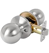 RAFECIEE Passage Door Knob - Closet Door Knobs, Keyless Non-Locking Interior Door Handles for Hal...