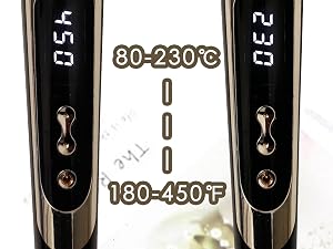 curling iron 1 inch,1 inch curling iron,long barrel curling iron