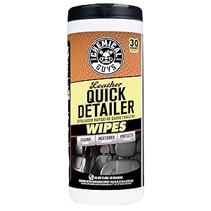 Leather Quick Detailer Canister Wipes from Chemical Guys
