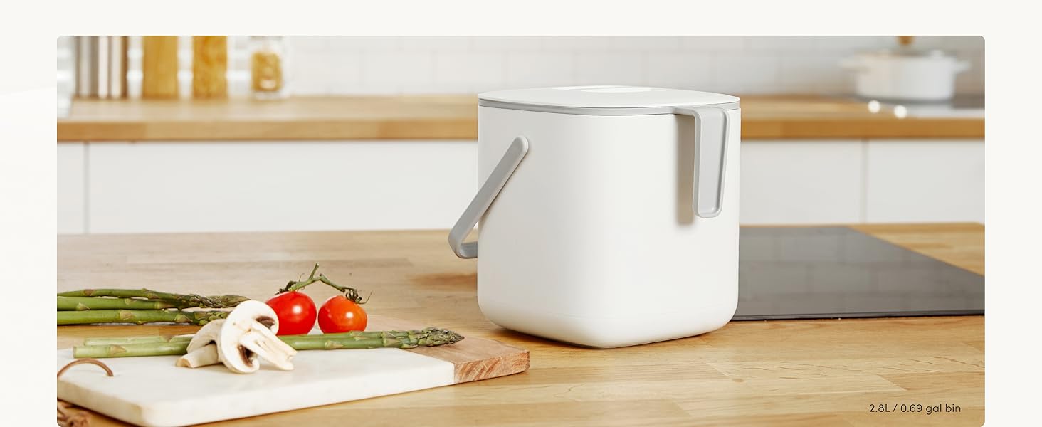 Countertop Food Waste Bin Kitchen Compost Bucket