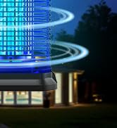 AMUFER Bug Zapper for Outdoor &amp; Indoor, Upgraded 18w Exclusive Blue Violet Lamp, 100% Improvement...