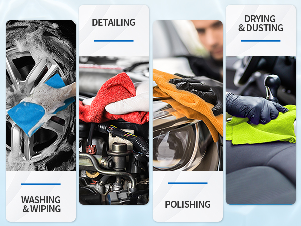 Cleaning Rags Bulk Cleaning Cloth for Automotive Bar Mechanic Restaurant Garage Housekeeping,