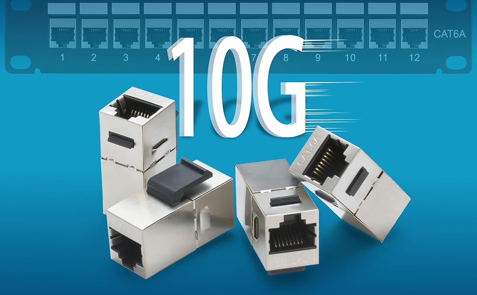 inline keystone patch panel