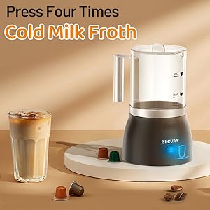 secura milk frother secura electric milk frother milk foamer milk frother secura milk warmer