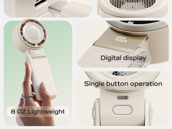 handheld fan rechargeable