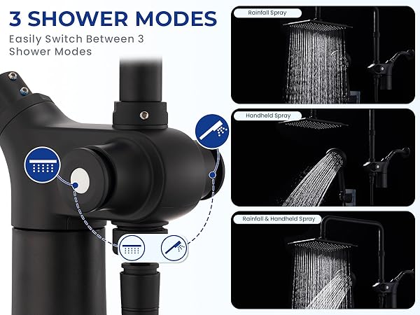 10 INCH RYAMEN SHOWER HEAD COMBO