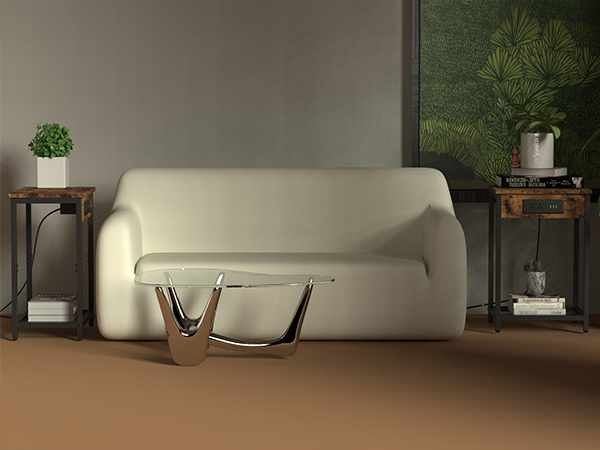 end table with charging station