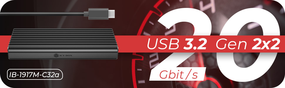 20Gbps M.2 NVMe SSD Enclosure