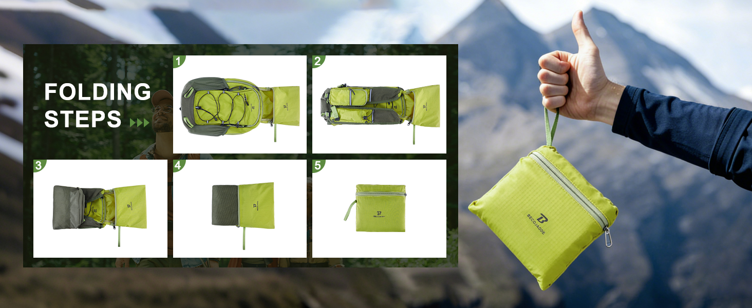 packable backpack