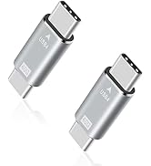 Duttek USB C Male to Male Adapter, USB C Coupler, 40Gbps,100W PD, 8K@60Hz for Thunderbolt 2/3, Ma...