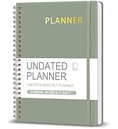 Undated Weekly Planner, Weekly To Do List Notebook with Goal, Organizer &amp; Habit Tracker, A5 Daily...